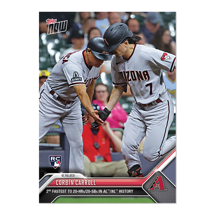 Corbin Carroll  - 2023 MLB Topps NOW® Card 466 - PR:2204