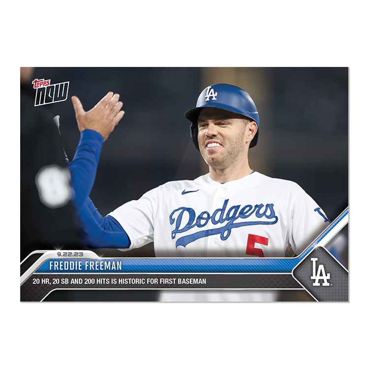 Freddie Freeman  - 2023 MLB Topps NOW® Card 906 - PR: 1048