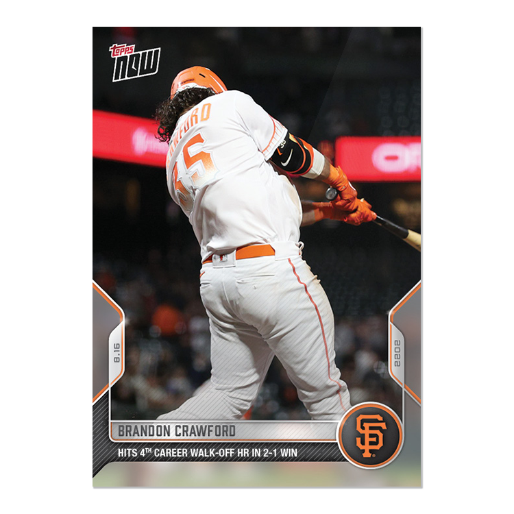 Brandon Crawford  - 2022 MLB Topps NOW® Card 723 - PR: 278