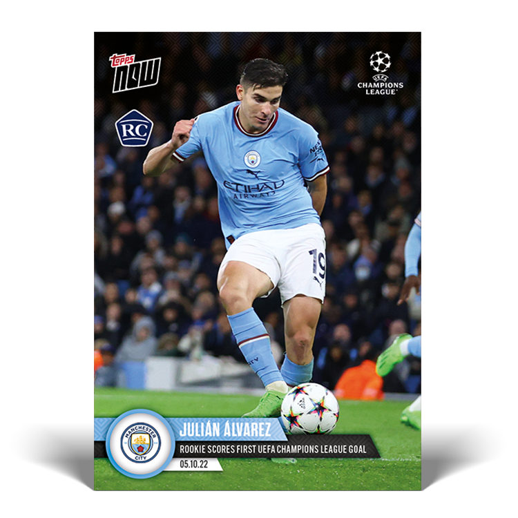 Rookie scores first UEFA Champions League goal - UCL Topps NOW® Card #34 - PR: 1800