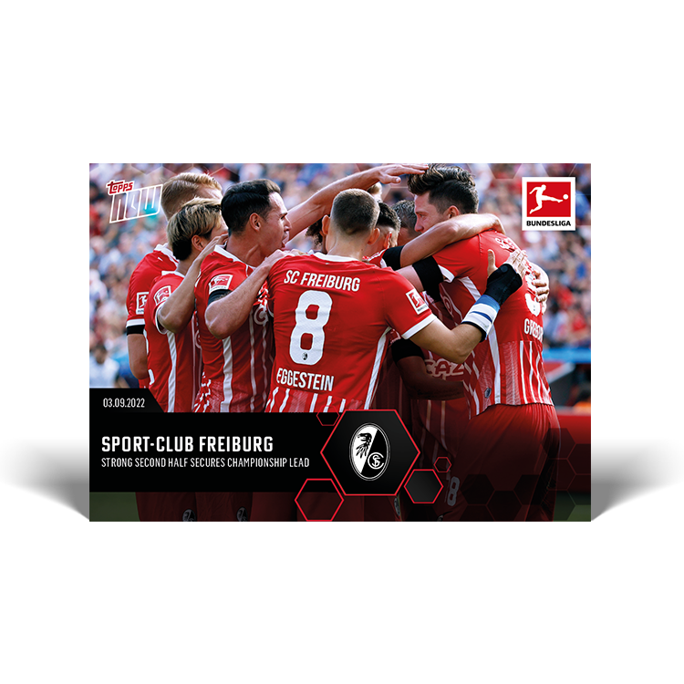 Strong second half secures Championship lead - Bundesliga Topps NOW® Card #34 - PR: 91