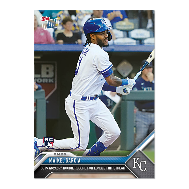 Maikel Garcia  - 2023 MLB Topps NOW® Card 711 - PR: 638