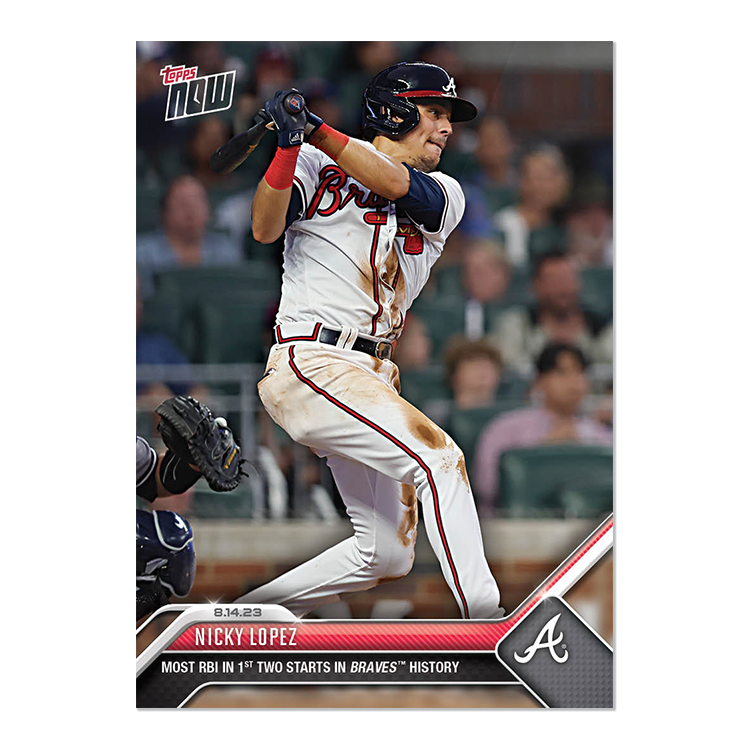 Nicky Lopez  - 2023 MLB Topps NOW® Card 707 - PR: 469
