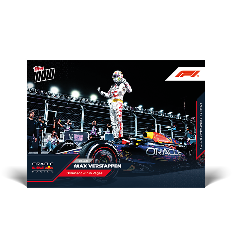 Max Verstappen - Dominant win in Vegas - F1 Topps NOW® Card #68 - PR: 1912