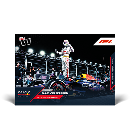 Max Verstappen - Dominant win in Vegas - F1 Topps NOW® Card #68 - PR: 1912