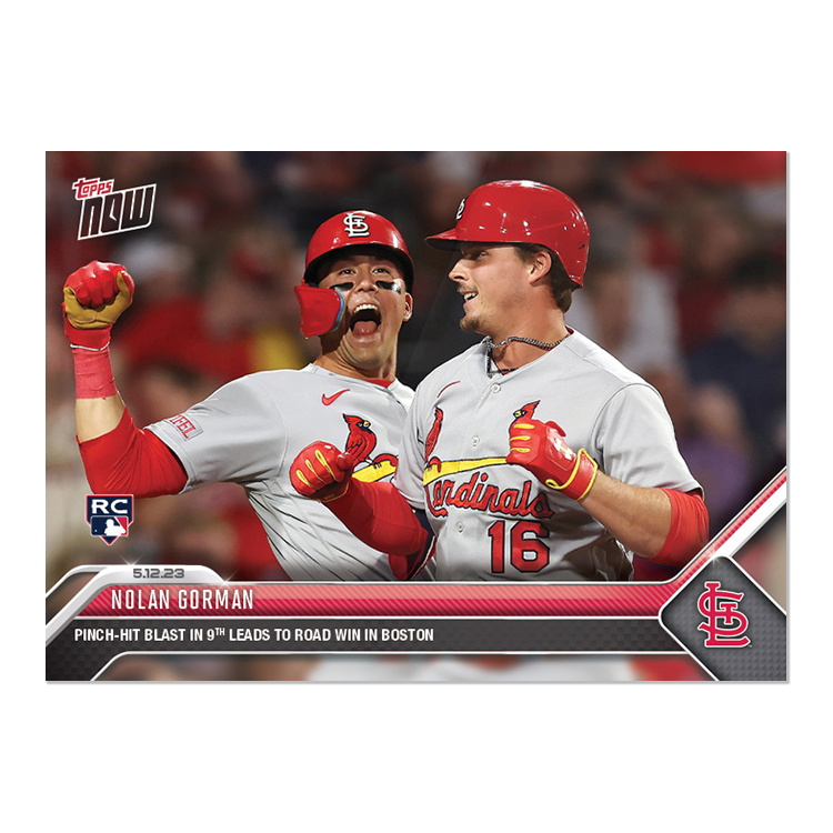 Nolan Gorman  - 2023 MLB Topps NOW® Card 278 - PR: 715