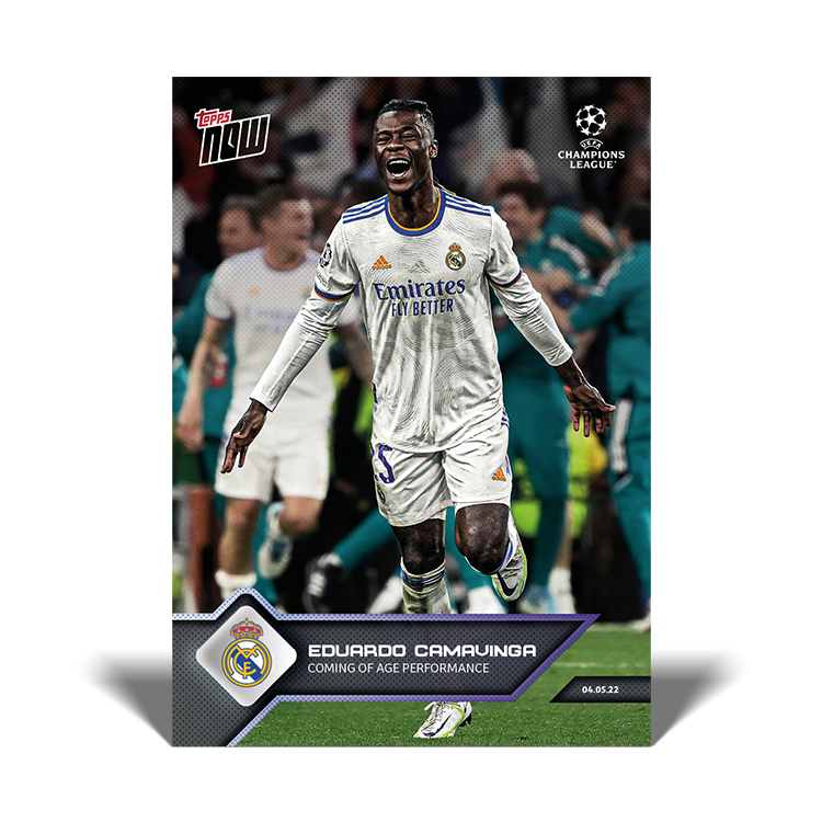 Coming of age performance - UCL Topps NOW® Card #156 - PR: 1466