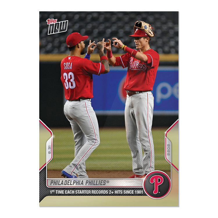 Philadelphia Phillies  - 2022 MLB Topps NOW® Card 818 - PR: 491