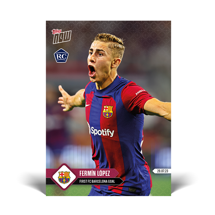 First FC Barcelona goal  - BARCELONA Topps NOW® Card #001 - PR: 2101