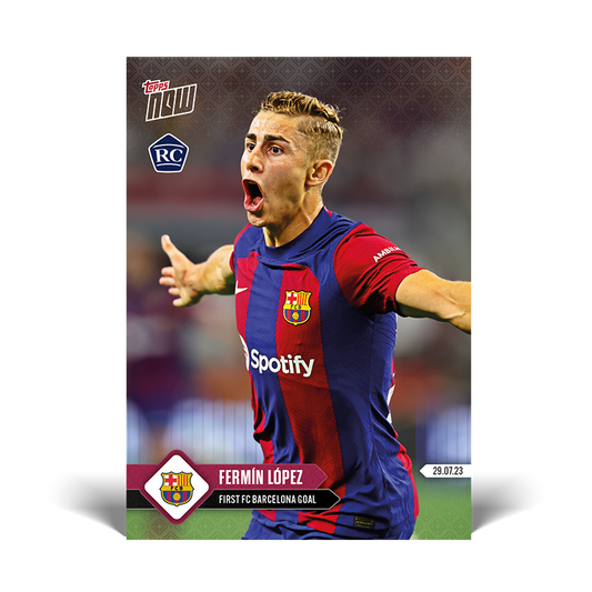 First FC Barcelona goal  - BARCELONA Topps NOW® Card #001 - PR: 2101