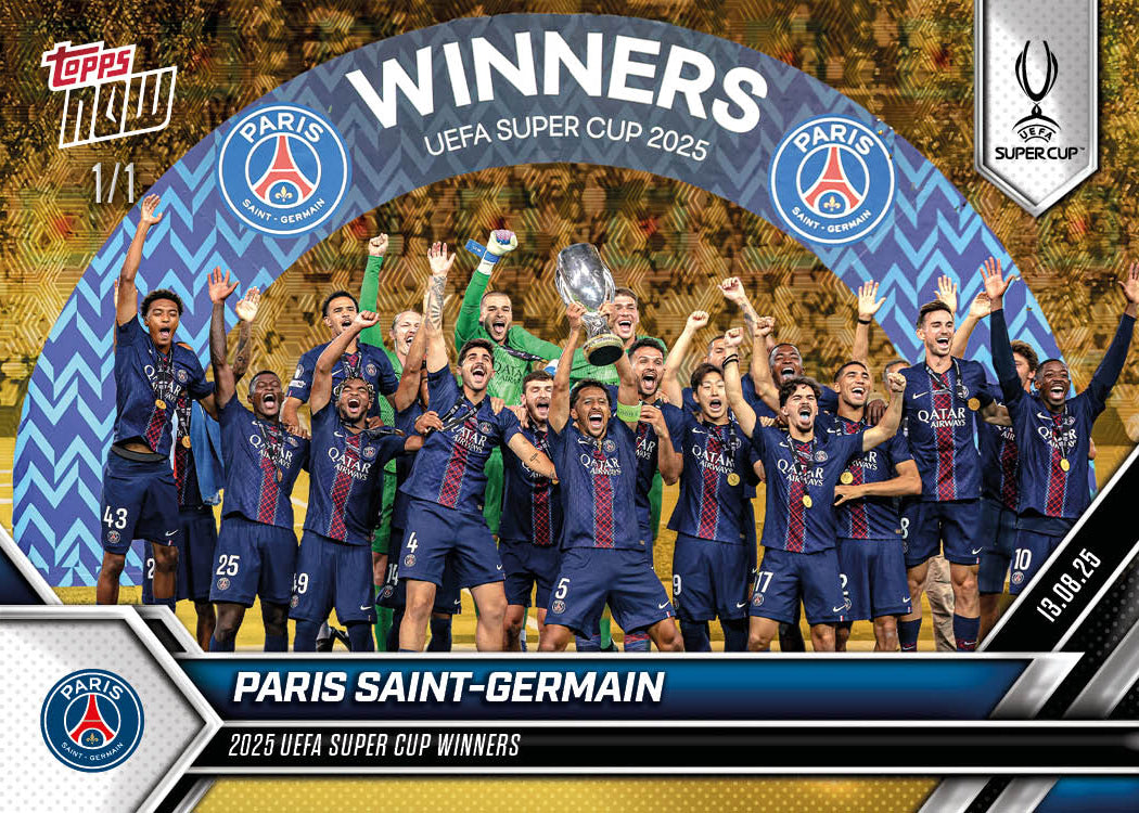 Paris Saint-Germain - 2025-26 UCL Topps NOW® Card 1