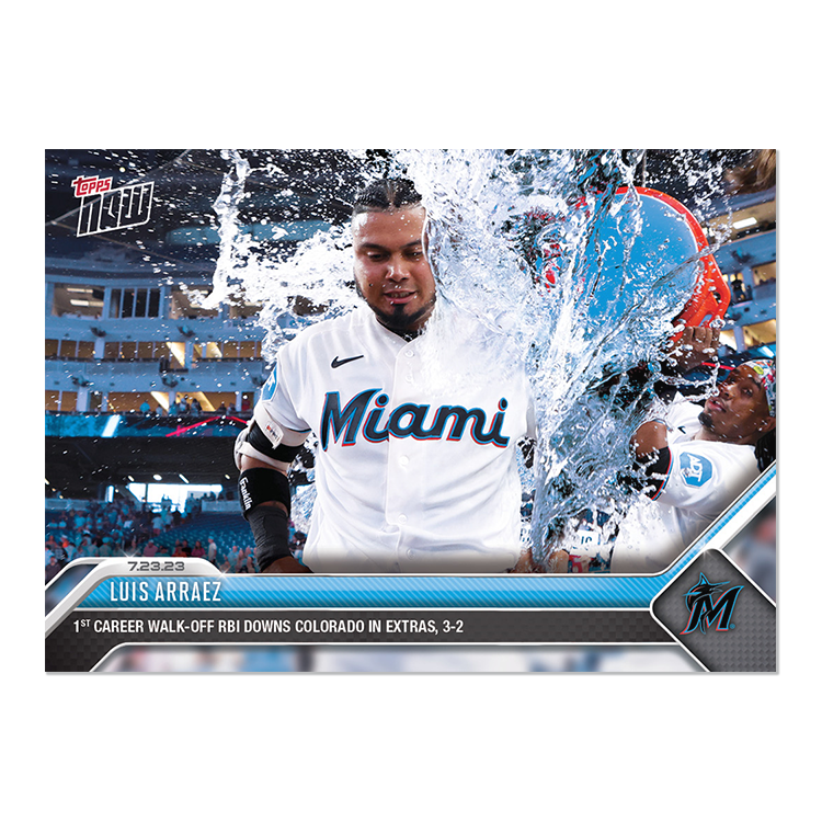 Luis Arraez  - 2023 MLB Topps NOW® Card 607 - PR: 520