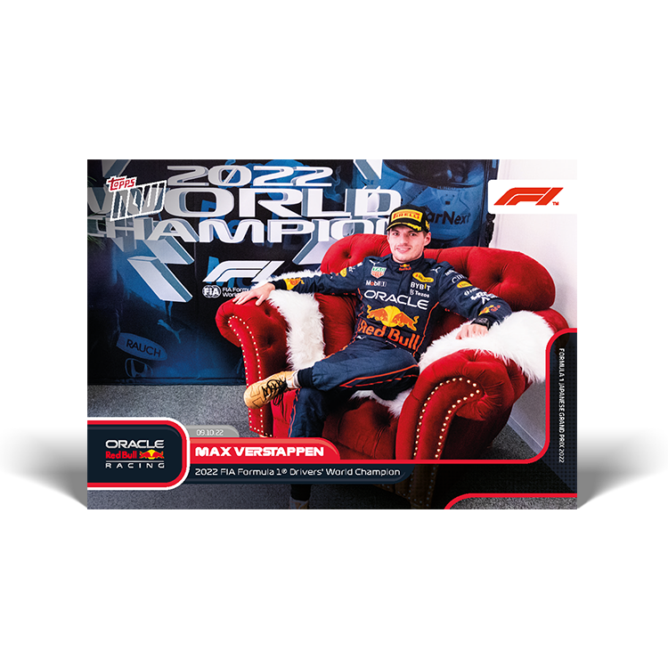 2022 Formula 1 World Champion - F1 Topps NOW® Card #61 - PR: 5474