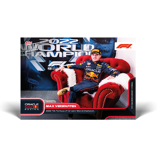 2022 Formula 1 World Champion - F1 Topps NOW® Card #61 - PR: 5474