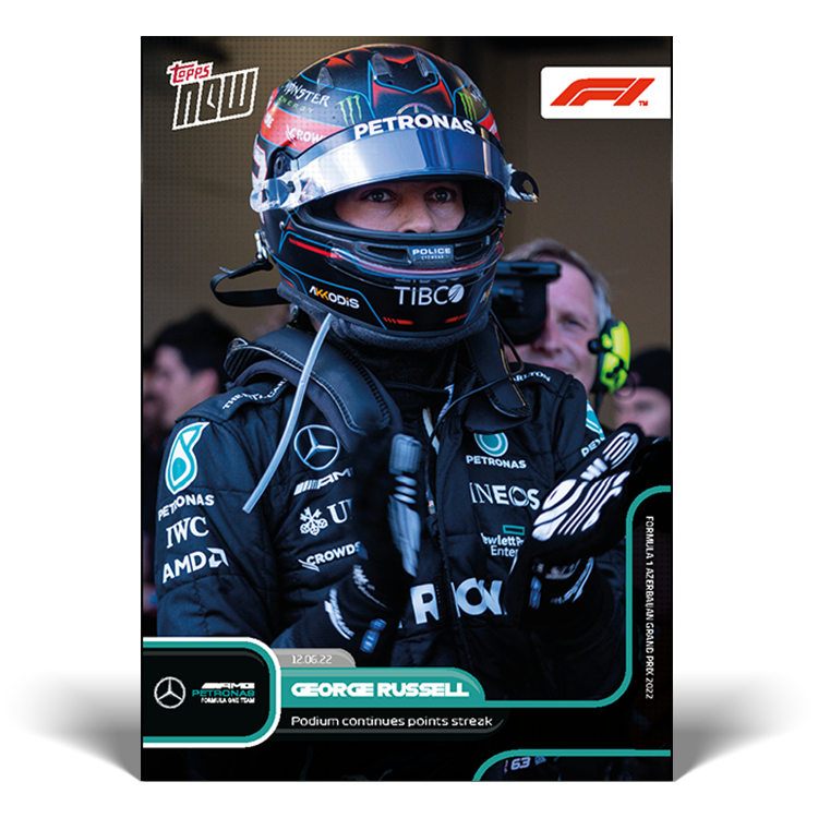 Podium continues points streak - F1 Topps NOW® Card #27 - PR: 1532