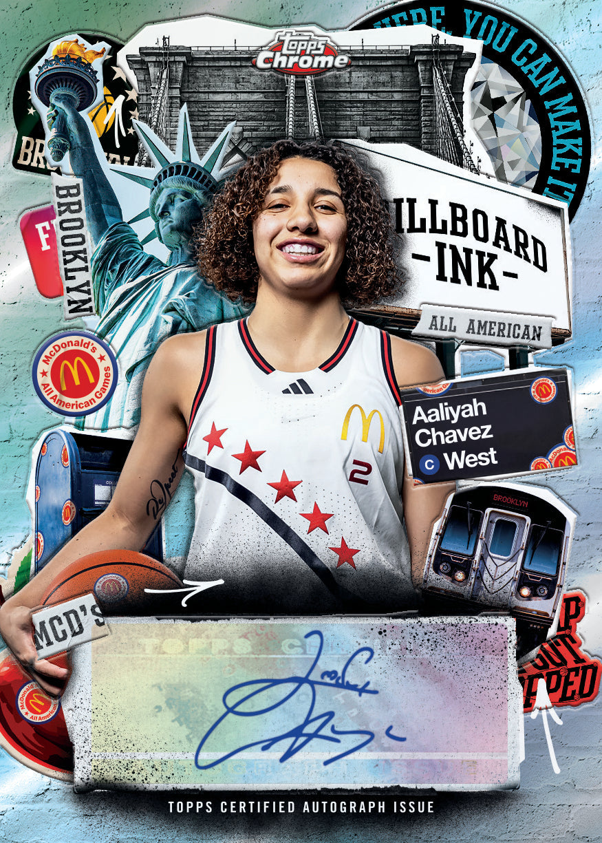2025 Topps Chrome® McDonald’s All-American Basketball - Mega Box