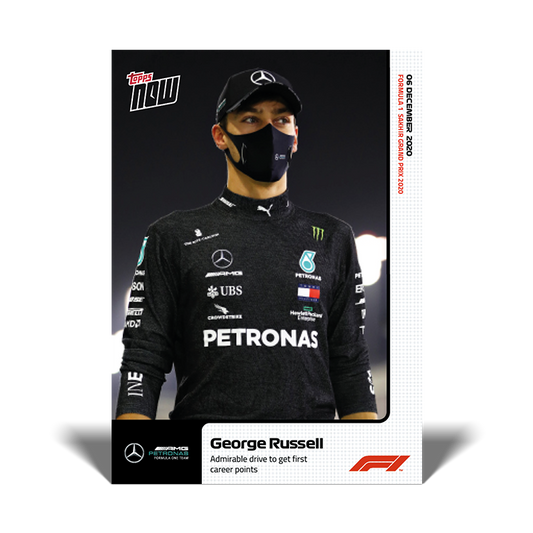Admirable drive to get first career points - F1 Topps NOW® Card #19 - Print Run: 3137