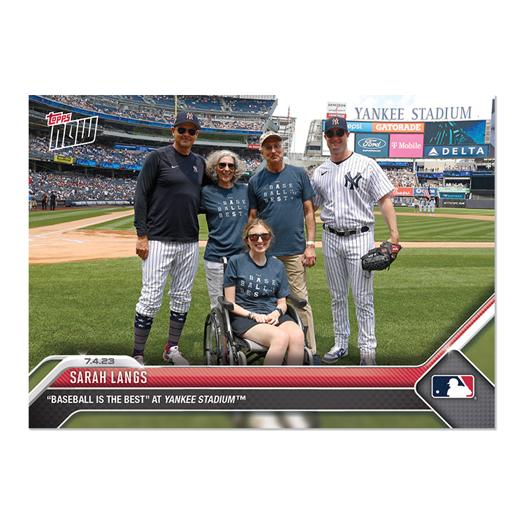 Sarah Langs  - 2023 MLB Topps NOW® Card 527 - PR: 1037