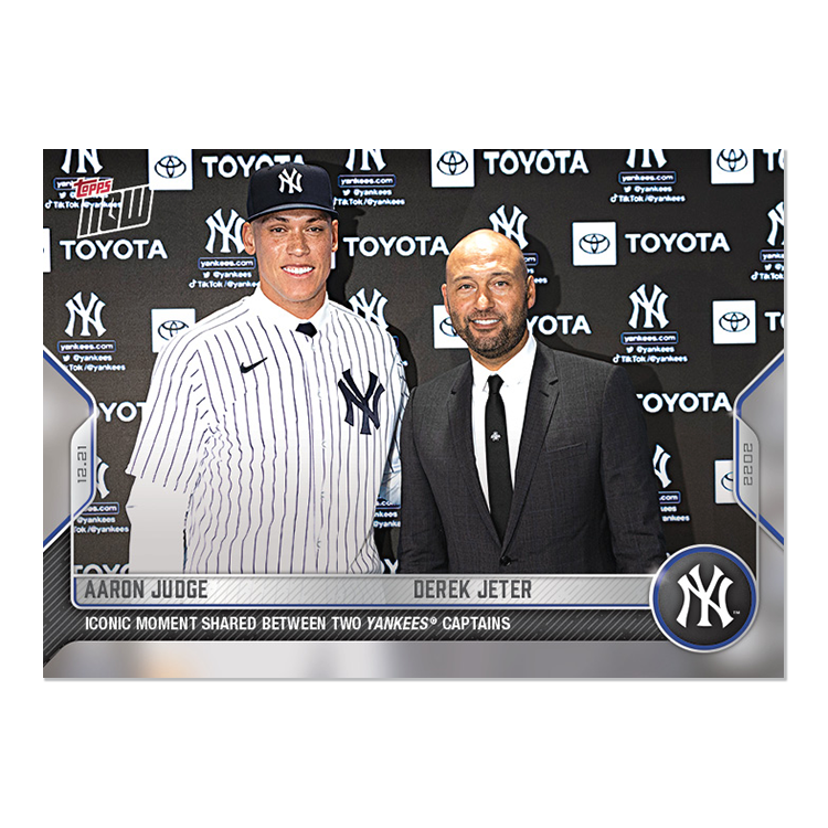 Aaron Judge/Derek Jeter  - 2022 MLB Topps NOW® Card OS55 - PR: 3573