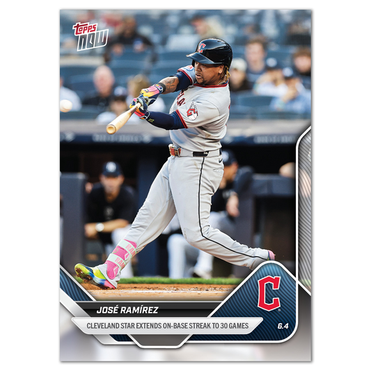 José Ramírez - 2025 MLB Topps NOW® - Card 255