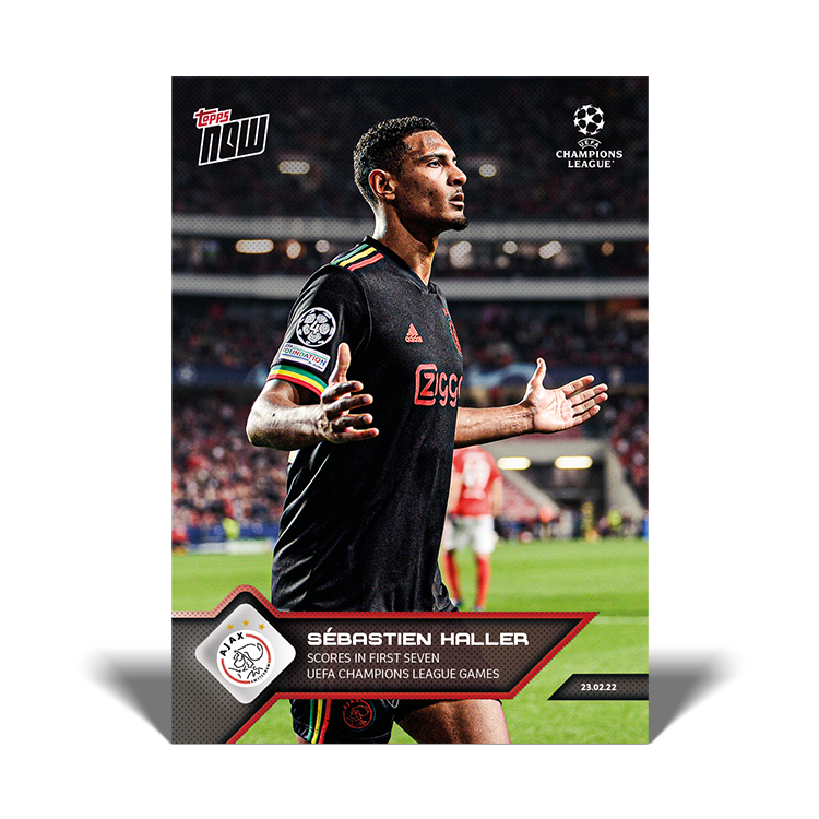Scores in first seven UEFA Champions League games - UCL Topps NOW® Card #118 - PR: 300