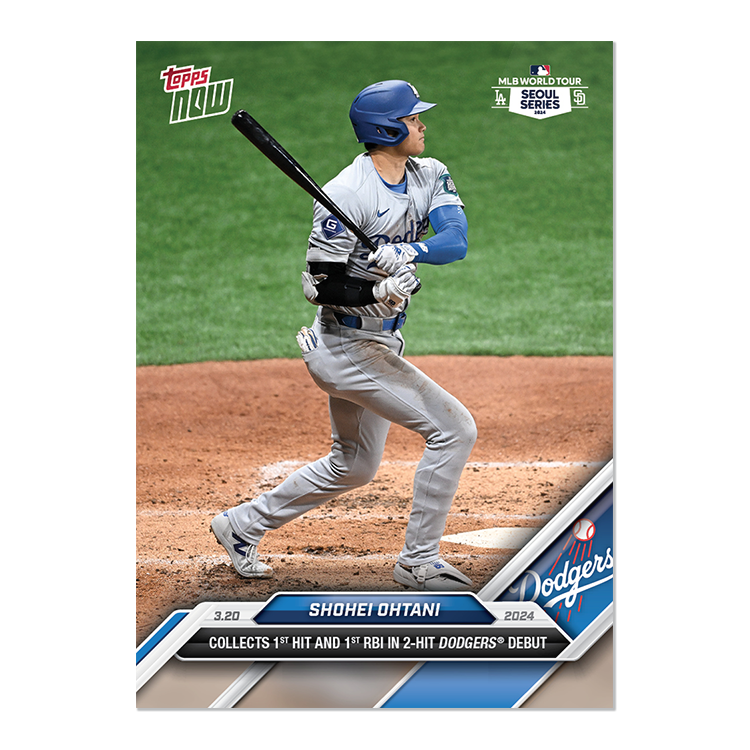 3-Card Bundle - 2024 MLB Topps NOW® Cards: 1-3