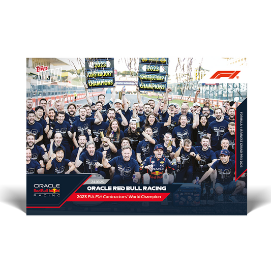 Oracle Red Bull Racing - 2023 FIA World Constructor's Champions  - F1 Topps NOW® Card #49 - PR: 710