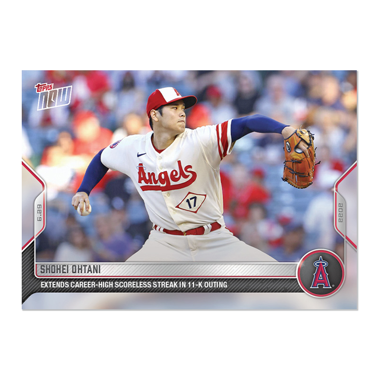 Shohei Ohtani  - 2022 MLB Topps NOW® Card 436 - PR: 2574