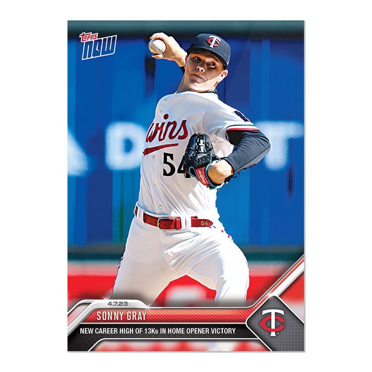 Sonny Gray  - 2023 MLB Topps NOW® Card 67 - PR: 320