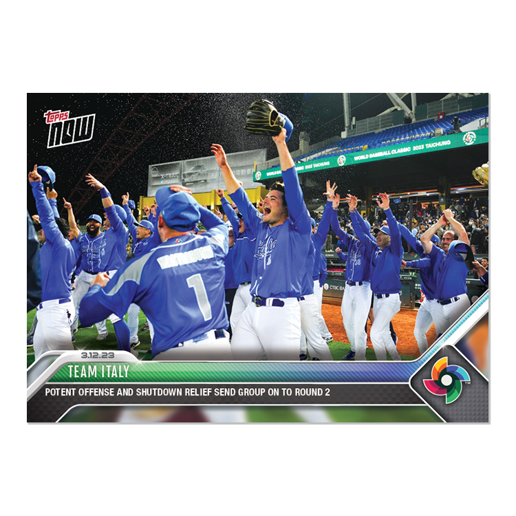 Team Italy  - 2023 World Baseball Classic Topps NOW® Card 28 - PR: 387