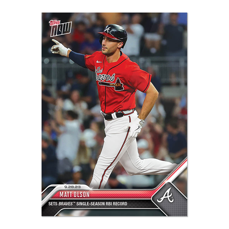 Matt Olson  - 2023 MLB Topps NOW® Card 932 - PR: 1241