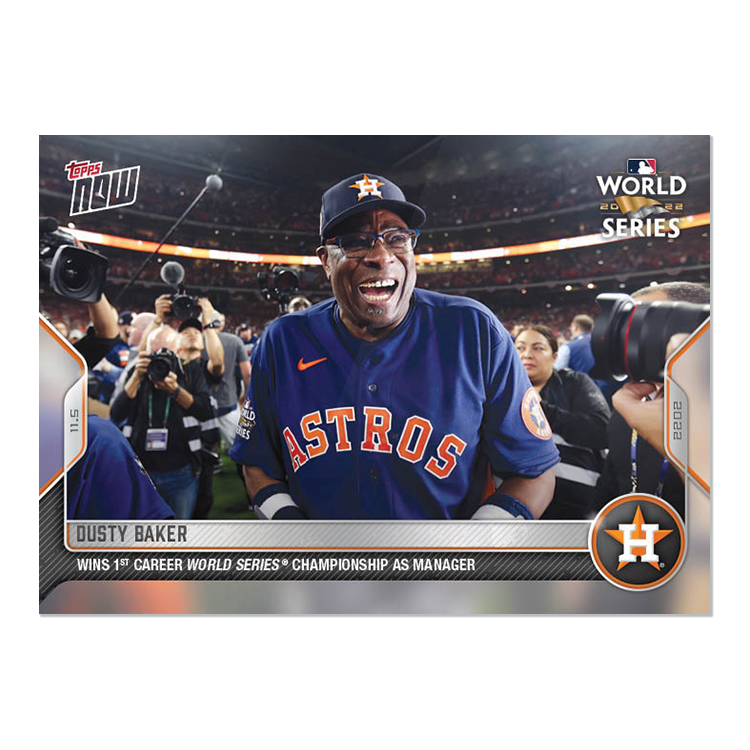 Dusty Baker  - 2022 MLB Topps NOW® Card 1162 - PR: 2642