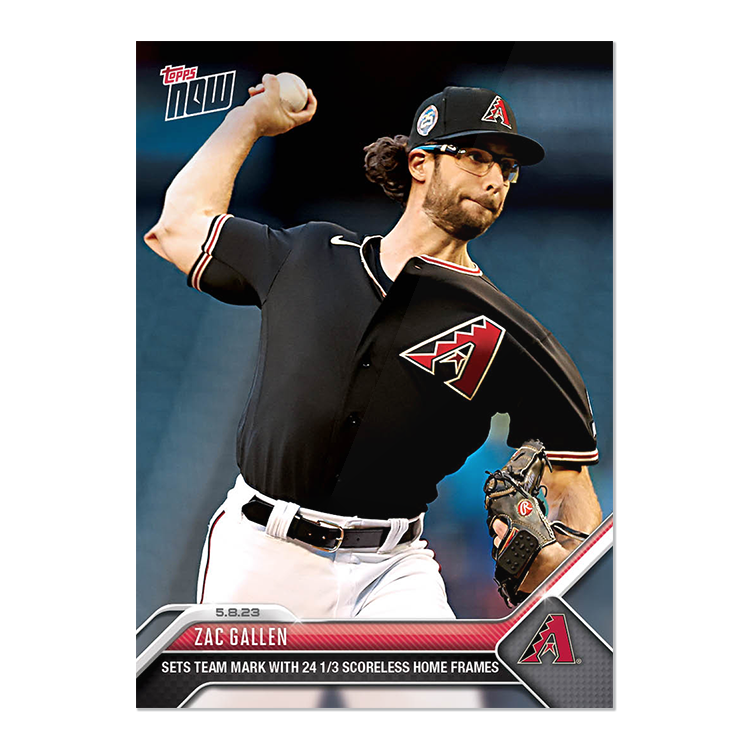Zac Gallen  - 2023 MLB Topps NOW® Card 257 - PR: 232