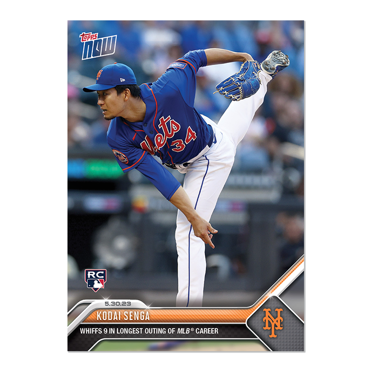 Kodai Senga  - 2023 MLB Topps NOW® Card 365 - PR: 1447