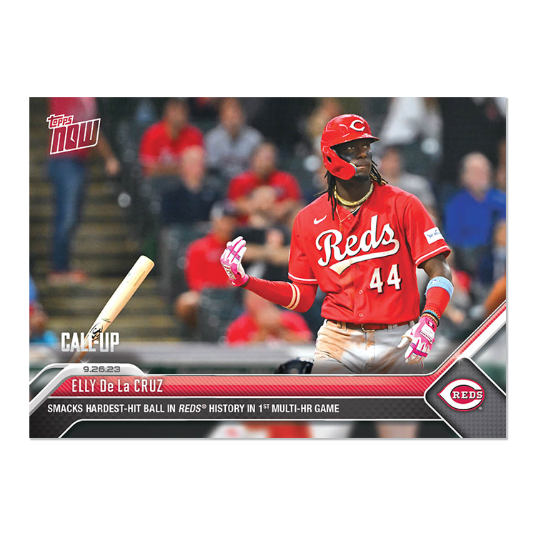 Elly De La Cruz  - 2023 MLB Topps NOW® Card 921 - PR: 5056