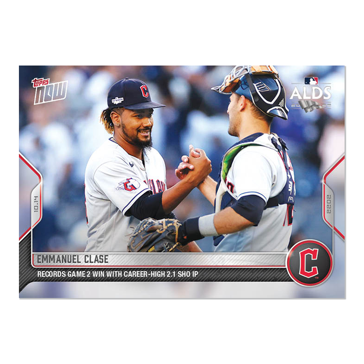 Emmanuel Clase  - 2022 MLB Topps NOW® Card 1072 - PR: 419