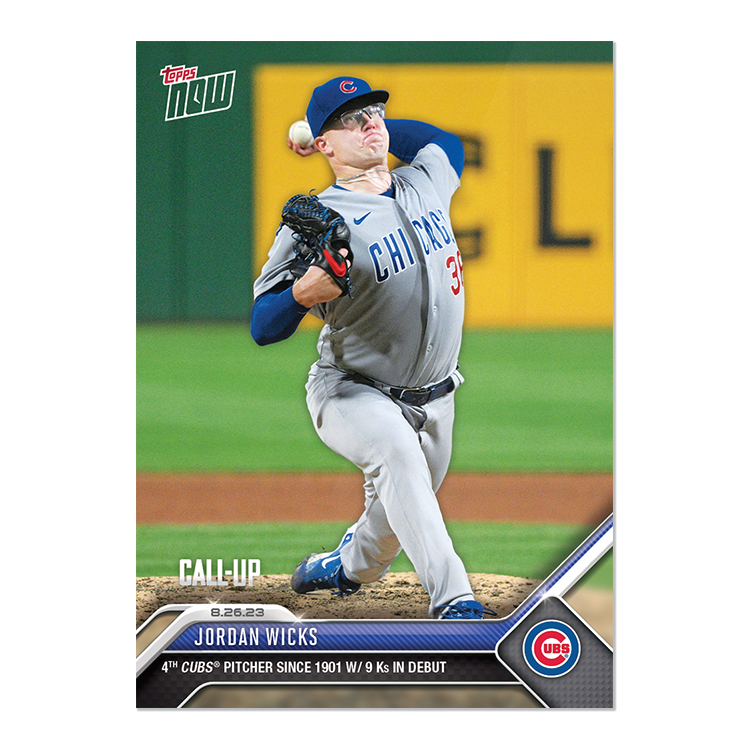 Jordan Wicks  - 2023 MLB Topps NOW® Card 766 - PR: 1765