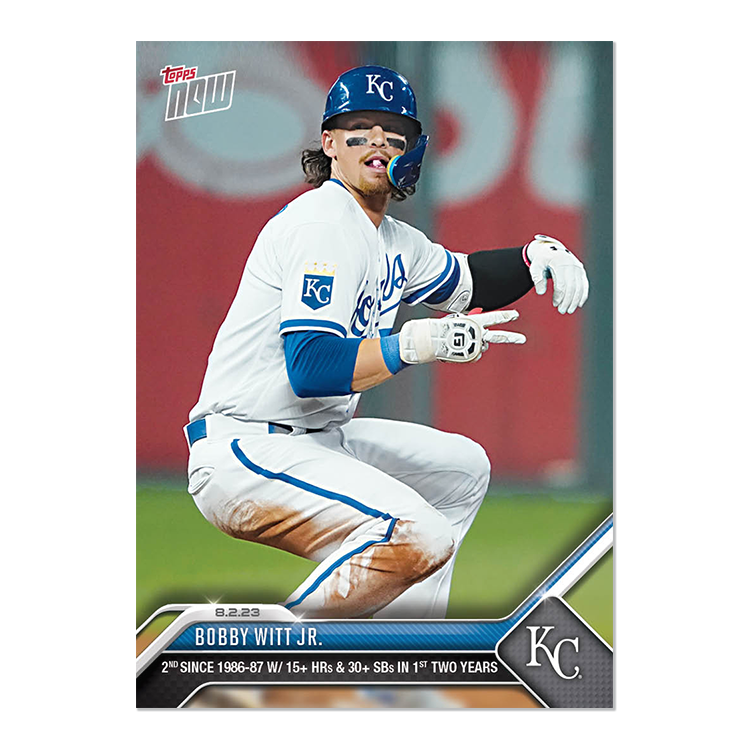 Bobby Witt Jr.  - 2023 MLB Topps NOW® Card 645 - PR: 924