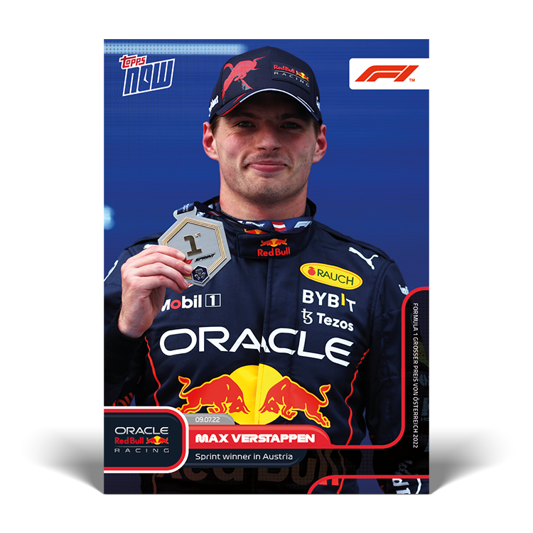 Sprint winner in Austria - F1 Topps NOW® Card #39 - PR: 1369