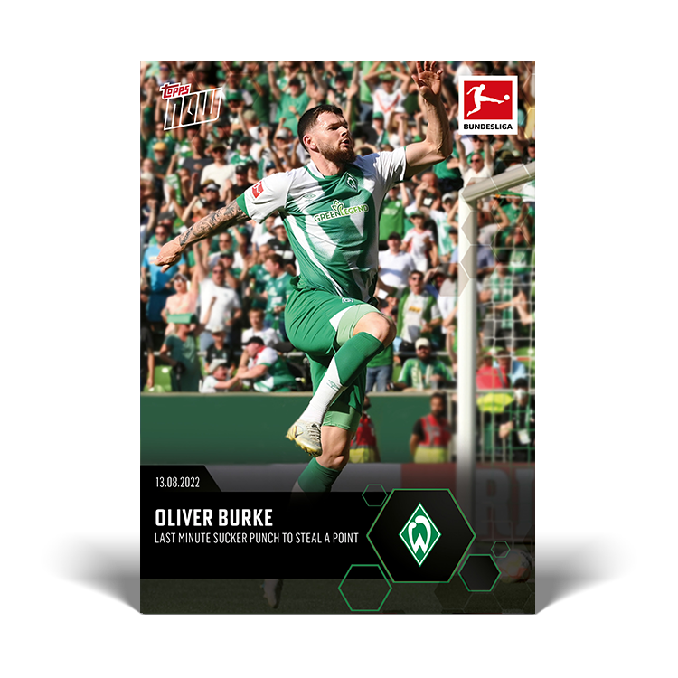 Last minute sucker-punch to steal a point - Bundesliga Topps NOW® Card #18 - PR: 187