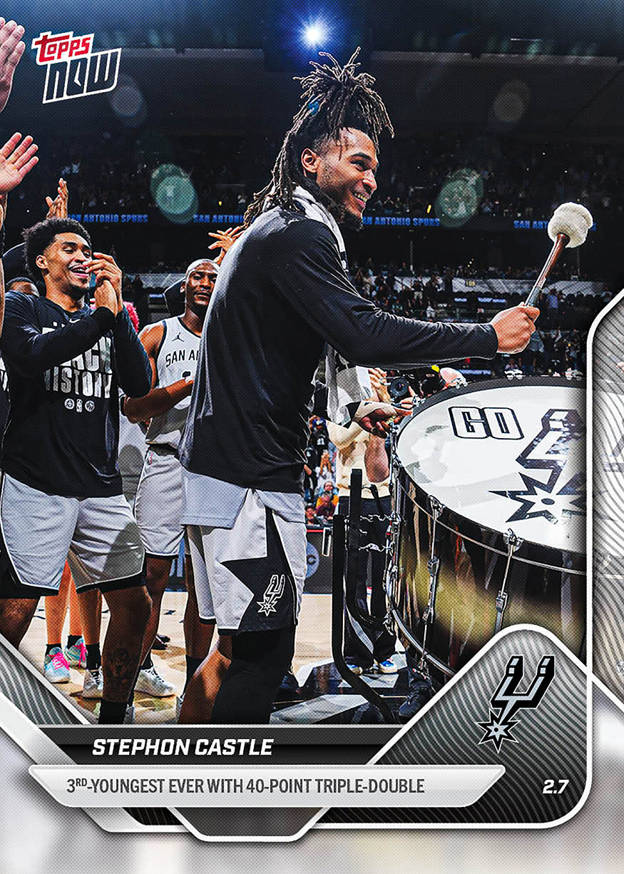 Stephon Castle - 2025-26 NBA Topps NOW® - Card 164