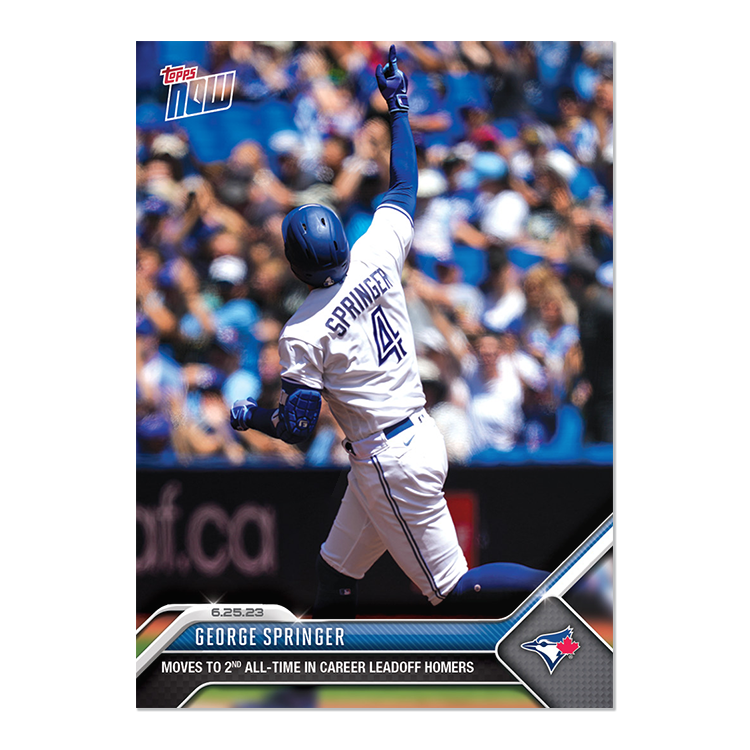 George Springer  - 2023 MLB Topps NOW® Card 496 - PR: 347
