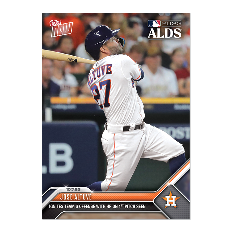 Jose Altuve  - 2023 MLB Topps NOW® Card 972 - PR: 480