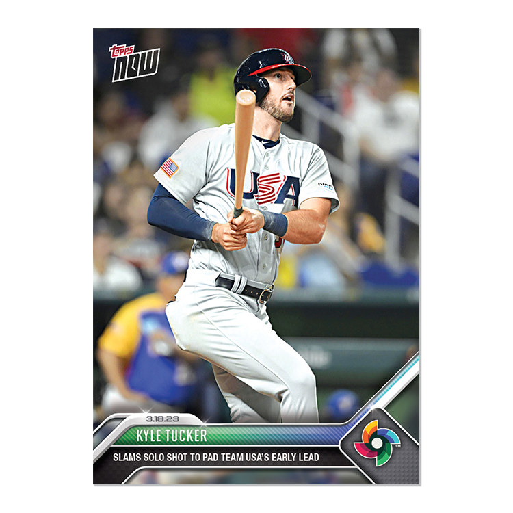 Kyle Tucker  - 2023 World Baseball Classic Topps NOW® Card 59 - PR: 592