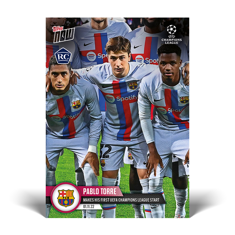 Makes his first UEFA Champions League start - UCL Topps NOW® Card #58 - PR: 2740