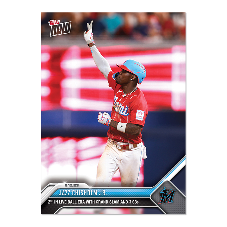 Jazz Chisholm Jr.  - 2023 MLB Topps NOW® Card 873 - PR: 422