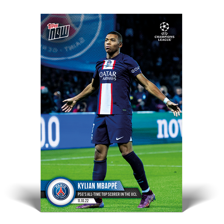 PSG's all-time top scorer in the UEFA Champions League - UCL Topps NOW® Card #37 - 1266
