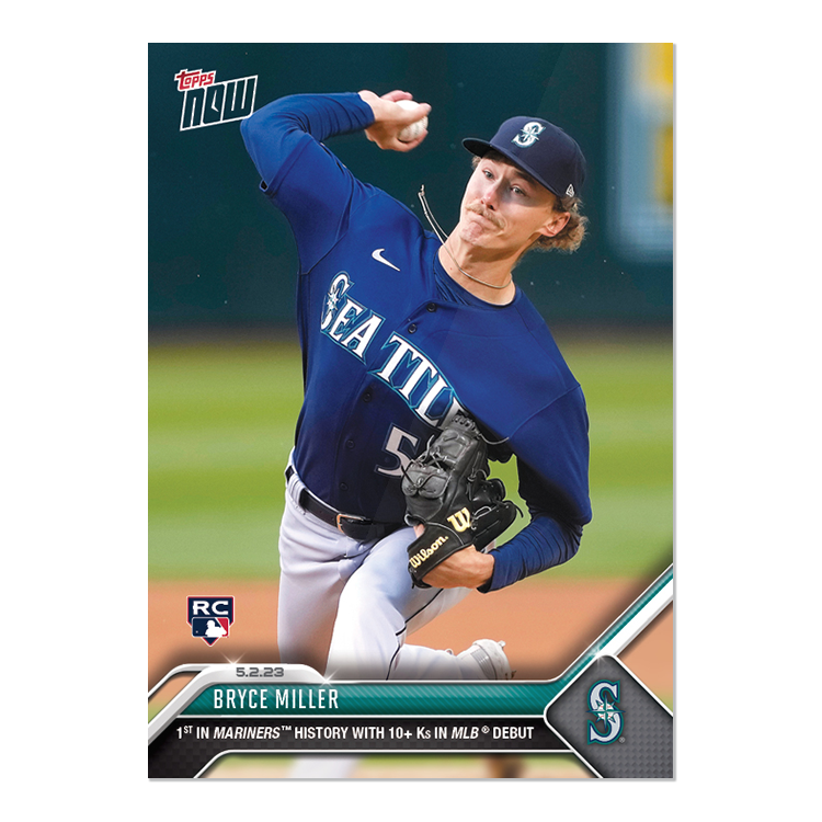 Bryce Miller  - 2023 MLB Topps NOW® Card 225 - PR: 1616