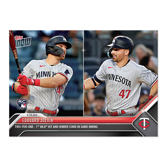 Edouard Julien  - 2023 MLB Topps NOW® Card 117 - PR: 1790