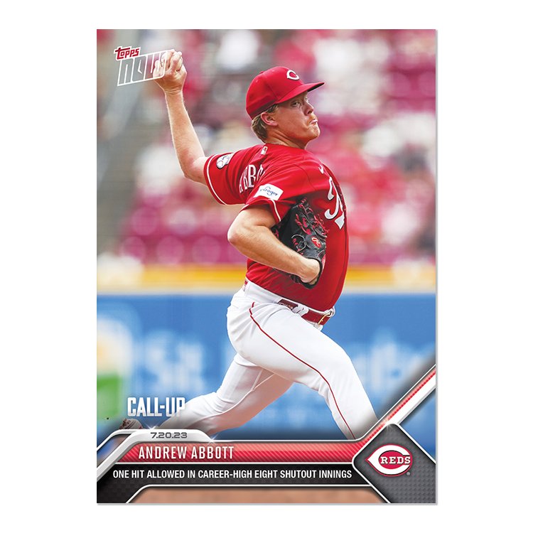 Andrew Abbott  - 2023 MLB Topps NOW® Card 593 - PR: 988